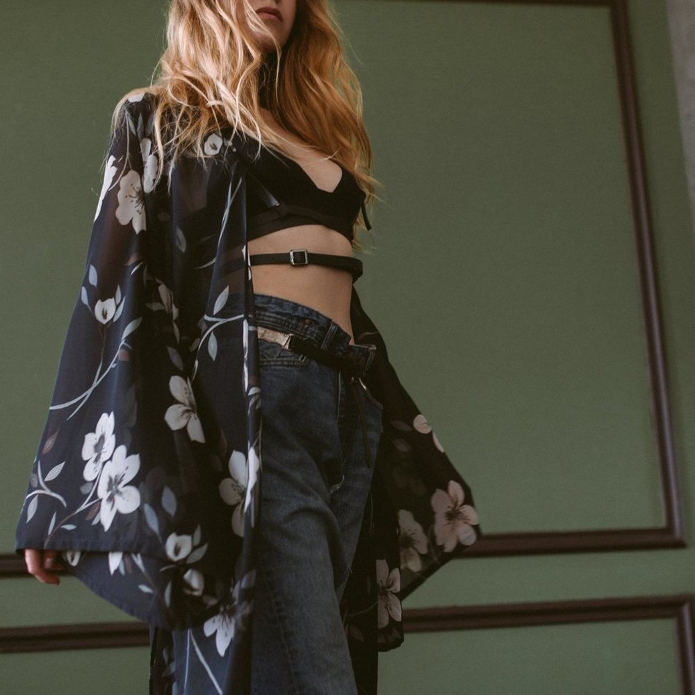 Kimono, robe, maxi dress